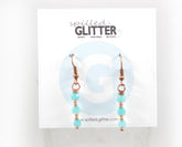 Luau-Aqua-Rose-Gold-Beaded-Earrings